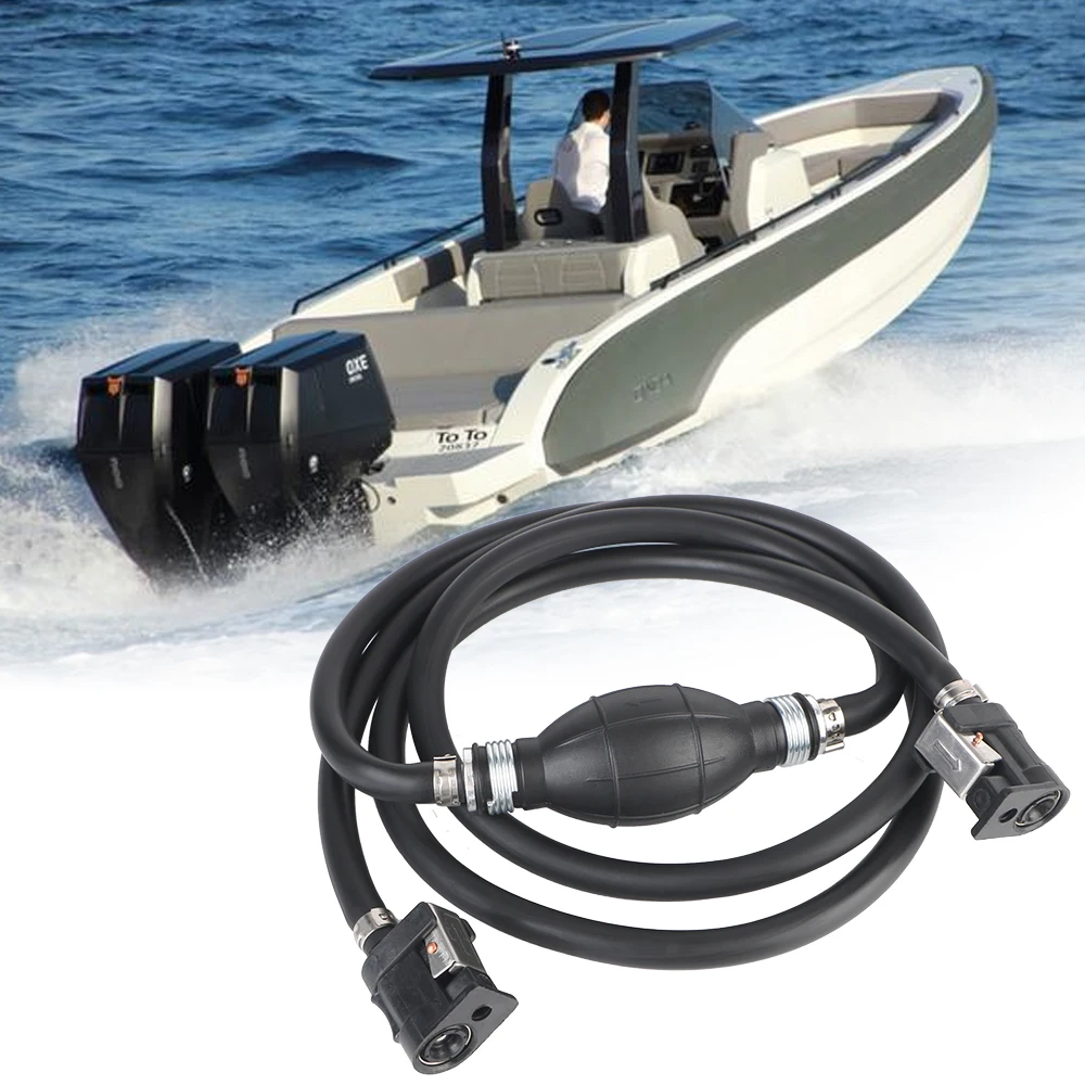 2 m/3 m Ölschlauch-Rohrverbinder für Auto-Außenbordmotor, Boot, Schiffsmotor, Kraftstoff-Desiel-Schlauch, 8 mm Durchmesser, Kraftstoffpumpenrohr, Handsaugwerkzeug