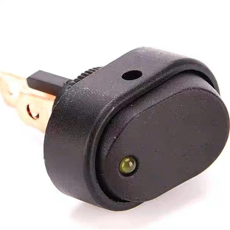 

LED Lights For Car Instrument Panel 12V 30A Auto Parts Lighted On and Off Toggle Switches 3-Pin for Automobile RV Boat Set of 2