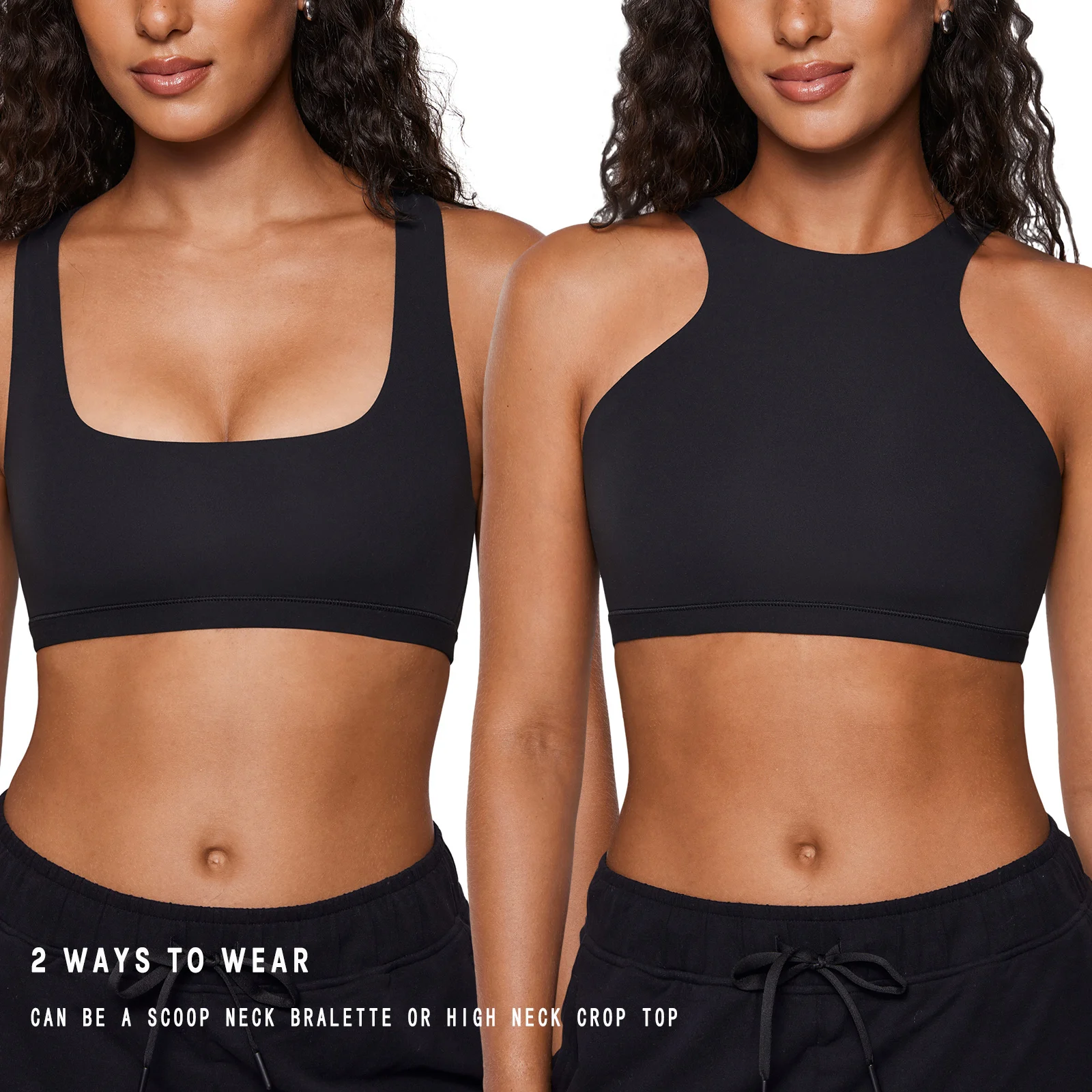 Women's Soft Wireless Bra Unlined Comfortable Pullover Racerback Smooth Bralettes Two Way Wear