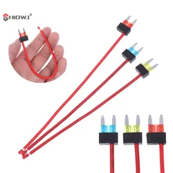 12V 10A 15A 20A Car Fuse Holder Add-a-circuit TAP Adapter Mini ATM APM Blade MINI Simple Safety Device