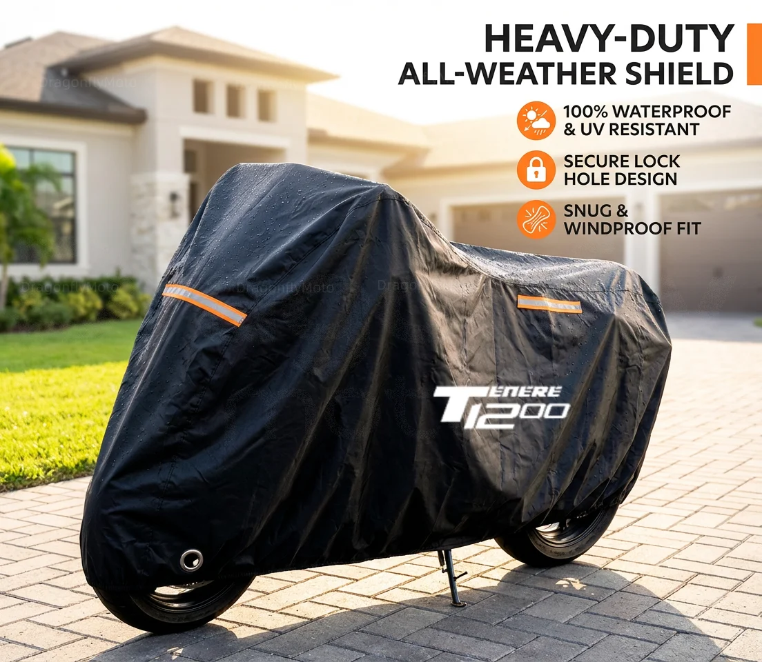 For Yamaha Super Tenere tenere1200 Tenere 1200 2014-2021 190T Waterproof Motorcycle Covers Motors Dust Rain Snow UV Protector