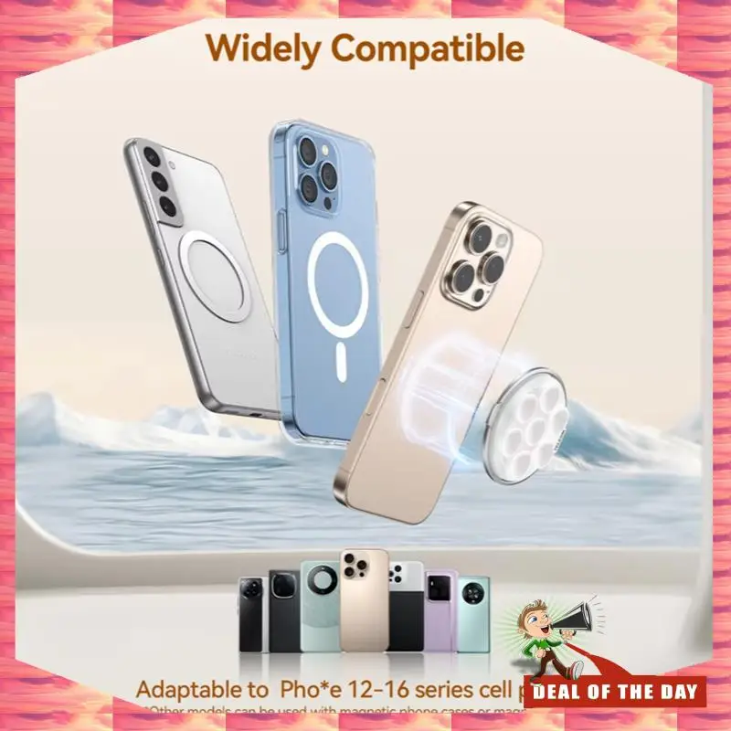 24-Hour Delivery Hands-Free Mirror Phone Grip Stand Magnetic Suction Cup Holder Multifunctional Waterproof For Iphone Android Sh