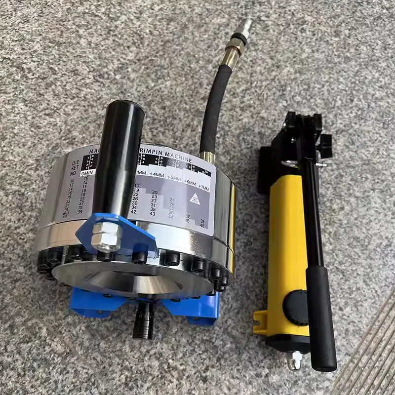Manual Hydraulic Hose Crimping Machine Hose Crimping Machine for High-Pressure Oil Hoses and Explosion-Proof Tubing Portable Hos