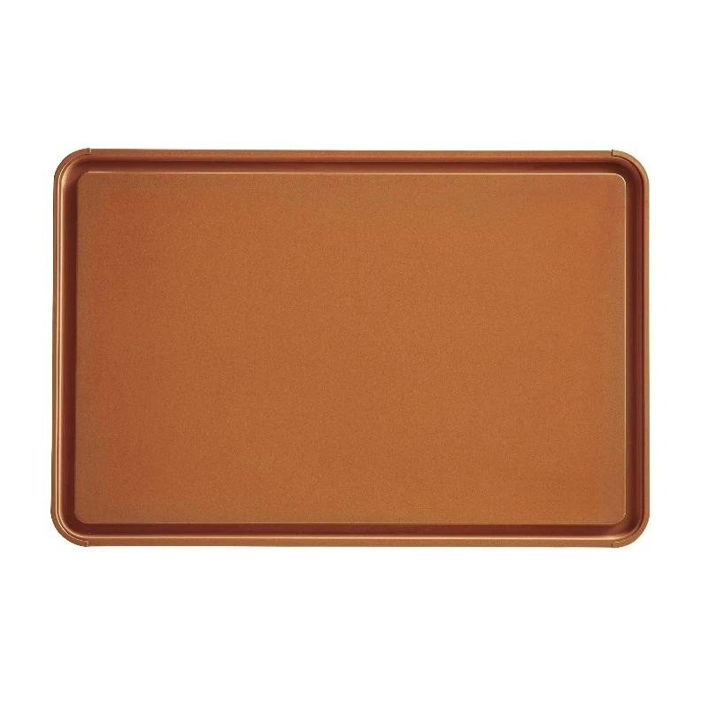 Classic Plastic Cutting Board with Trench, Non-Slip Edges, Dishwasher Safe, 12x18, Scorched Orange