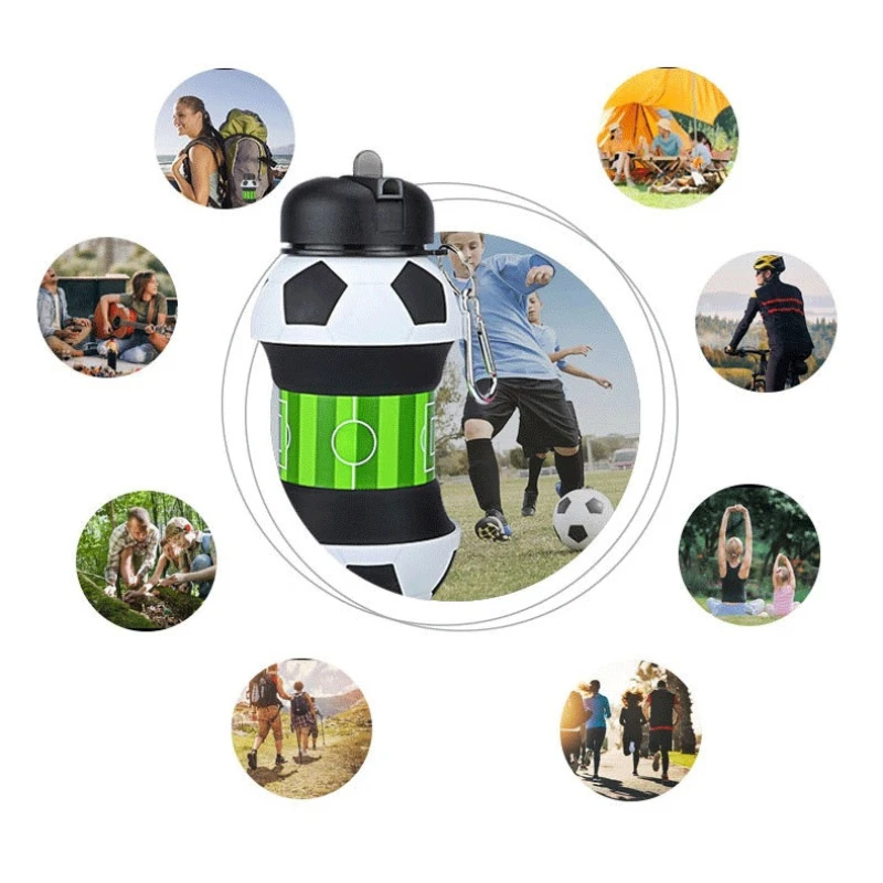 BPA Free Sports Water Bottle for Kids Gift Folding Water Bottle for Hiking,GYM,School & Sports | Collapsible Cups for Traveling