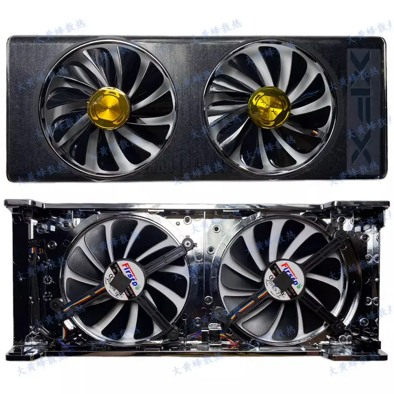 New Frame Shell Fan for XFX Radeon RX5700 RX5700XT THICC II DD Ultra Graphics Video Card