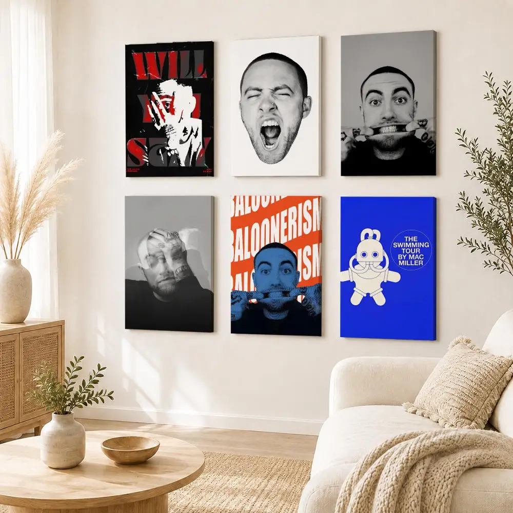 Singer M-Mac Circles Miller Classic Poster Self Adhesive Aesthetic Wall Art Picture for Living Room Home Decoration Gift