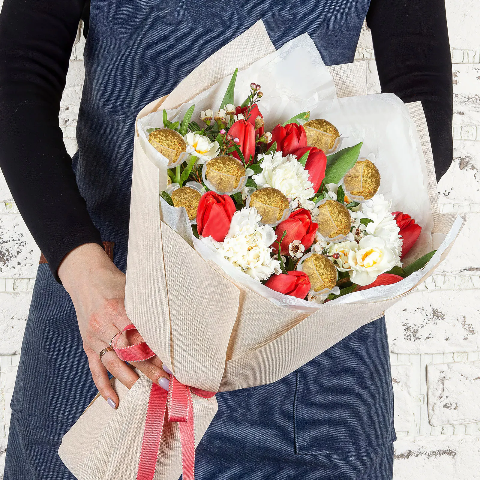 

50pcs Chocolate Flower Base Holder Bouquet Diy Case Portable Cup For Kids Mothers Grandparents Gift