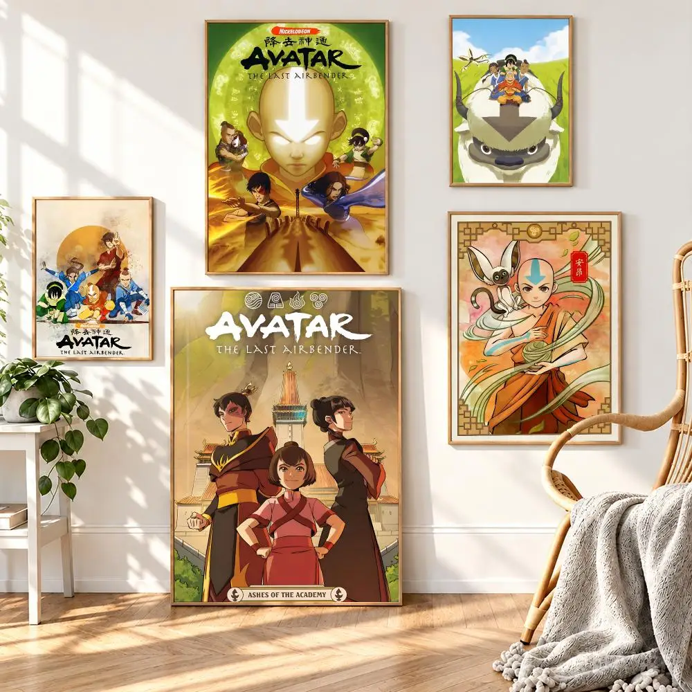 Avatar The Last Airbender Poster HD poster wall art self-stick no-residue for home cafe office great gift