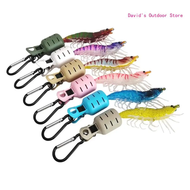 Fishing Hook Cover with Carabiner Fishing Lure Protective Caps Hook Bonnets X3UA