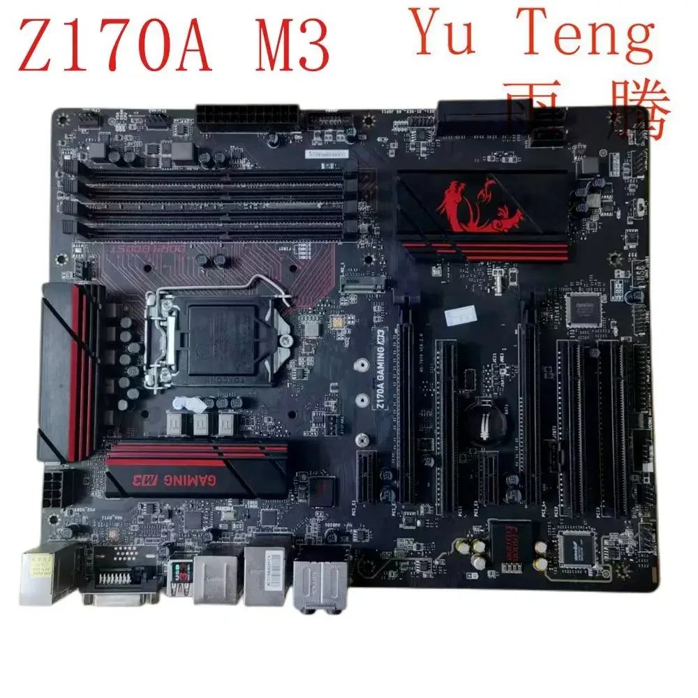 

For MSI Z170A GAMING M3 Motherboard Intel Z170 LGA 1151 DDR4 64GB PCI-E 3.0 Mainboard 100% Tested Fully Work