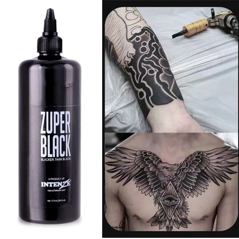 1pc backtattoo tinte-hochwertige tattoo profession elle tattoo tinten schwarz pigment tattoo künstler tinte-tattoo tinte intenze