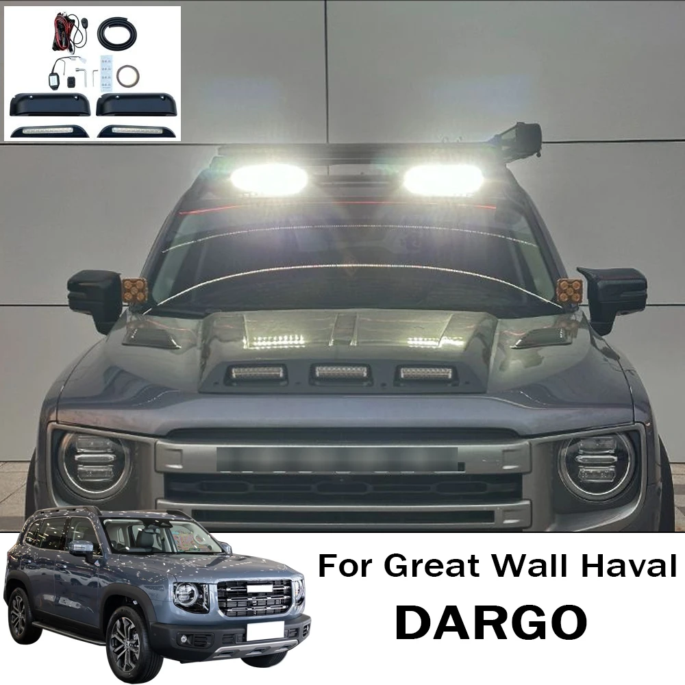 

LED Car Light Ambient Light Ceiling Light For Great Wall GWM Haval DARGO 2021-2024 Car Roof Spotlights Body Kit Modification