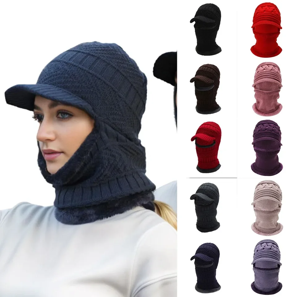 Winter Ski Hat For Women Men Windproof Hood For Neck Face Head Warm Hunting Apparel Lei Feng Hat Ear Hat 2