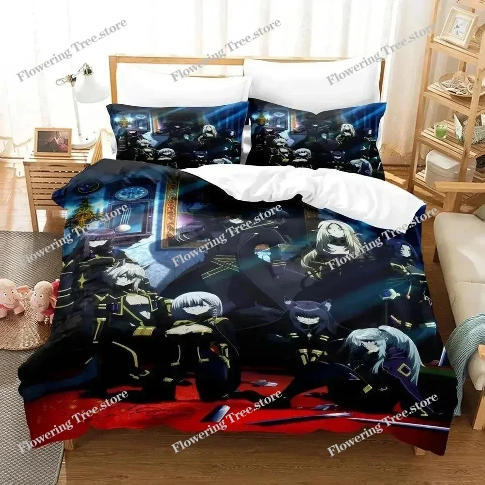 Anime Eminence in Shadow Bedding Set Duvet Cover Bed Set Quilt Cover Pillowcase Comforter king Queen Size Boys Adult Bedding Set