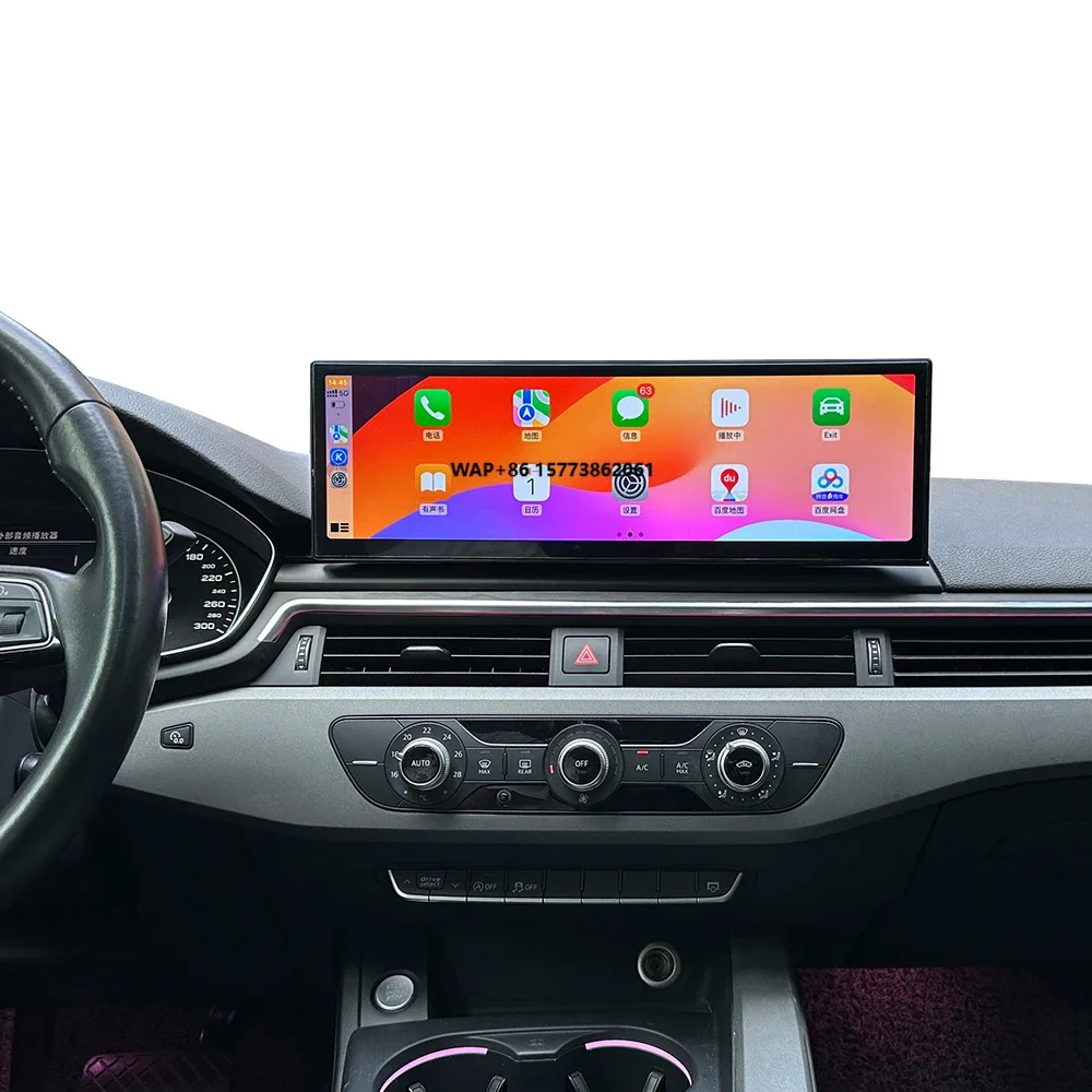 

14,9-дюймовый дисплей Carplay для A4 B9 A5 2017-2019: автомобильное радио, навигационный экран, мультимедийная система