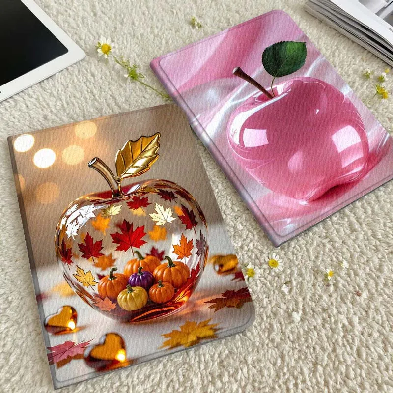 

Чехол для планшета Xiaomi Redmi Mi Pad 5 6 6s 7 SE Pro Max Ultra 12.4 12.5 14 дюймов с рисунком яблока и клубники