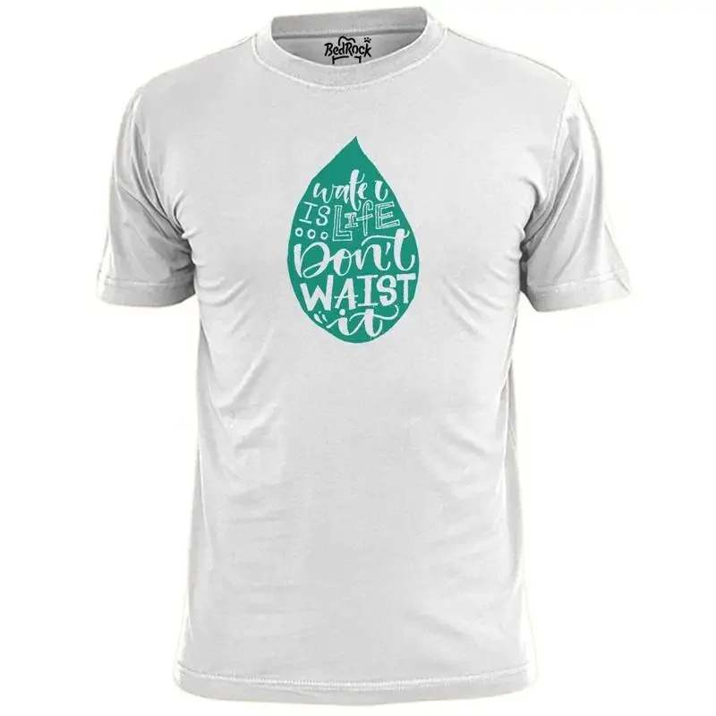 Mens Water Is Life T Shirt Environment Climate Change