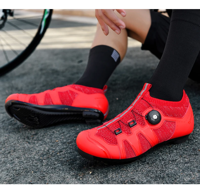 Männer MTB Radfahren Schuhe Atmungsaktive Stollen Rennrad Schuhe Racing Geschwindigkeit Turnschuhe Frauen Mountainbike Schuhe für Shimano SPD SL – Detail 11