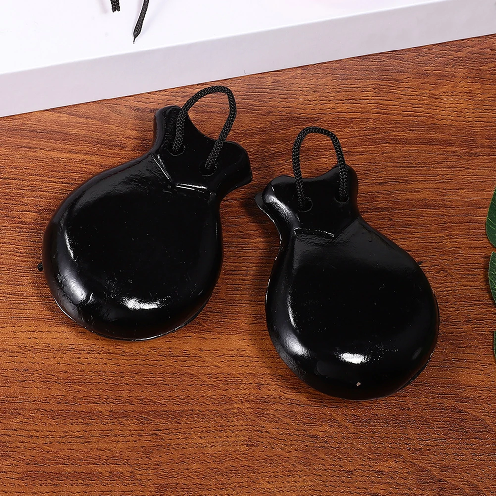 

Wooden Castanets Rhythm Toys Musical Instrument Small Percussion Hand Instruments