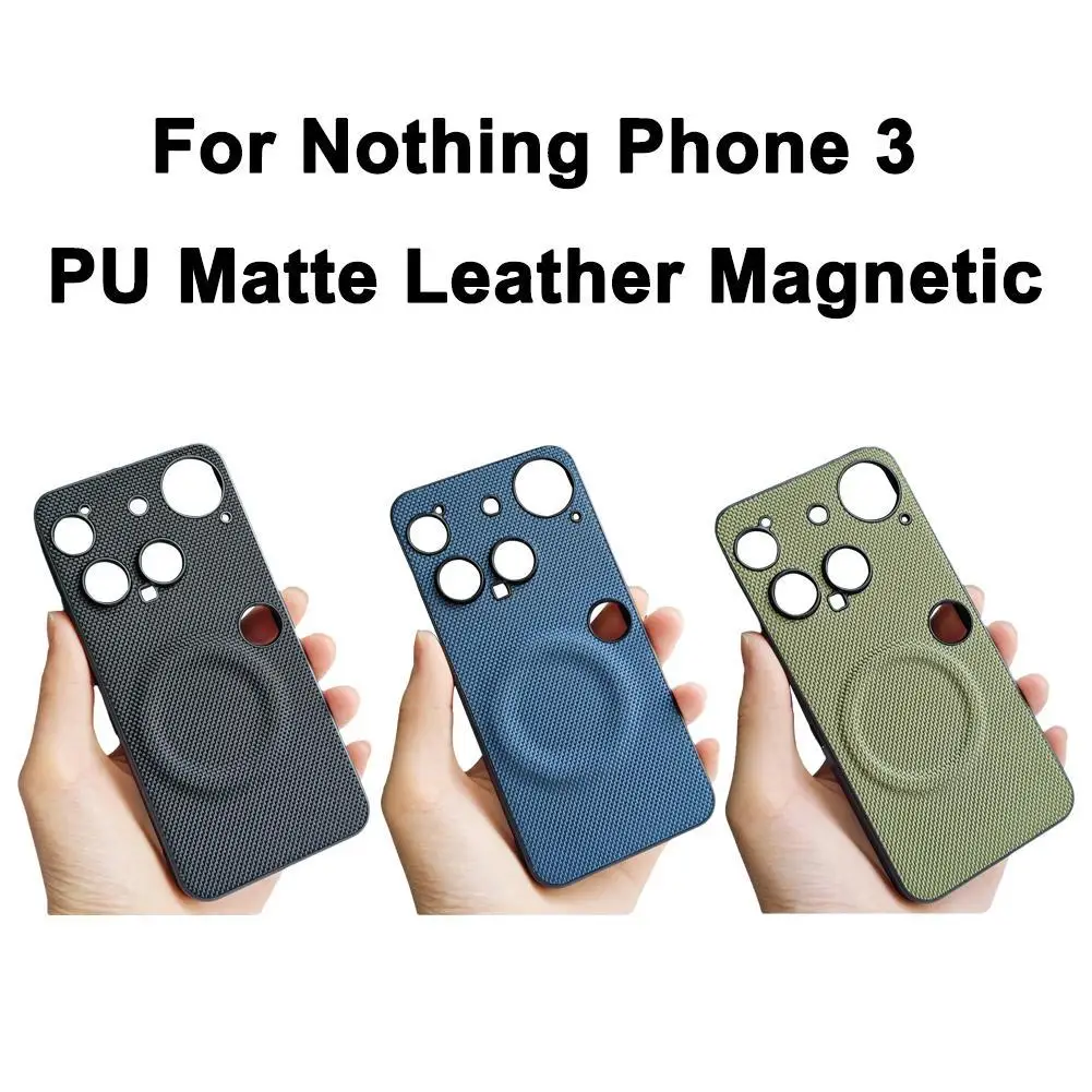 

Magnetic For Nothing Phone 3 Case Compatible With Slim Soft Silicone Bumper Shockproof Phone Case For Nothing Phone 3
