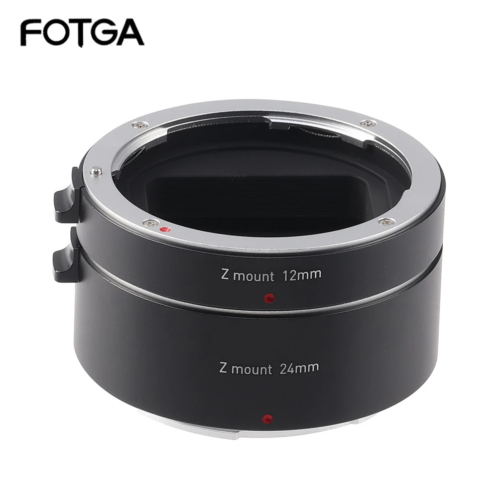 

FOTGA Lens Adapter Ring Nikon Z-mount AF Auto Focus Macro Extension Tube (12mm+24mm) Adjust for Nikon Z mount Camera Z6 Z7 Z50