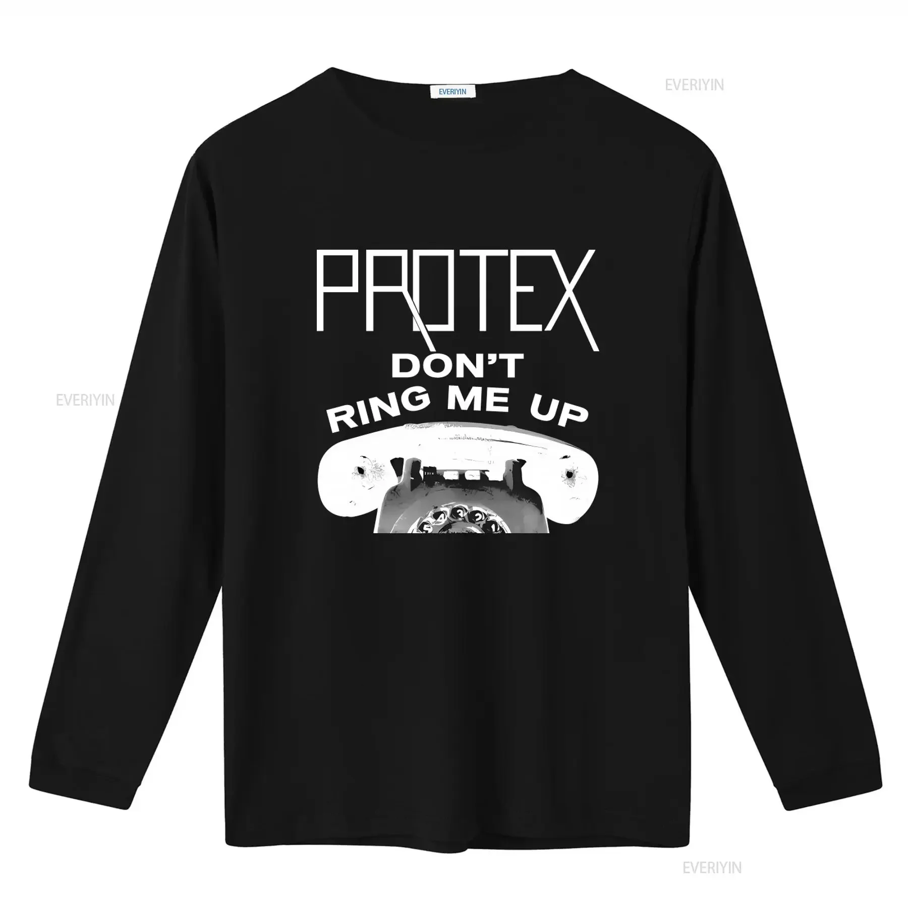 Retro Style PROTEX Don't Ring Me Up T Shirt for Men and Women vintage Washed homme Versatile graphic Casual Soft