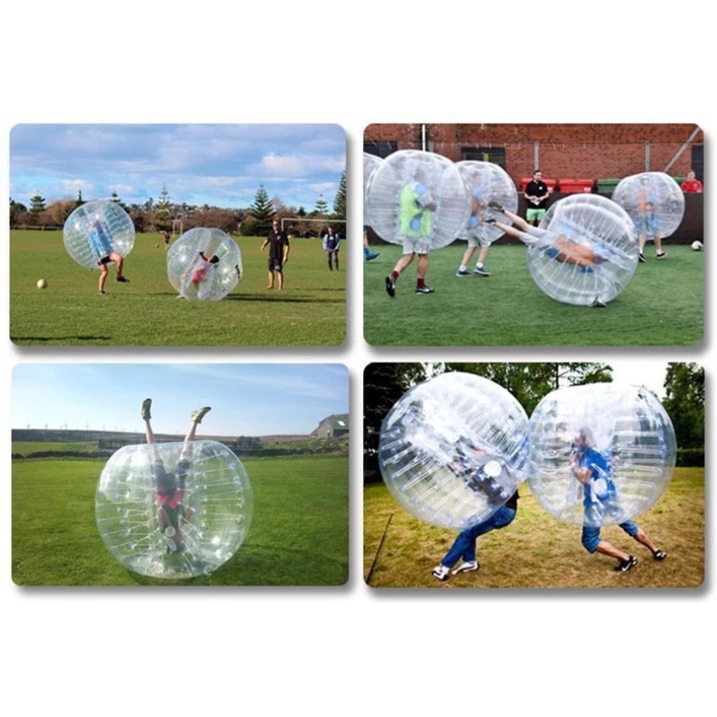 في الهواء الطلق نفخ الوفير الكرة الرياضة لعبة فقاعة الوفير الكرة الأطفال الكبار ملعب كرات اللعب لعب الصبي الاطفال ترتد لعبة #3