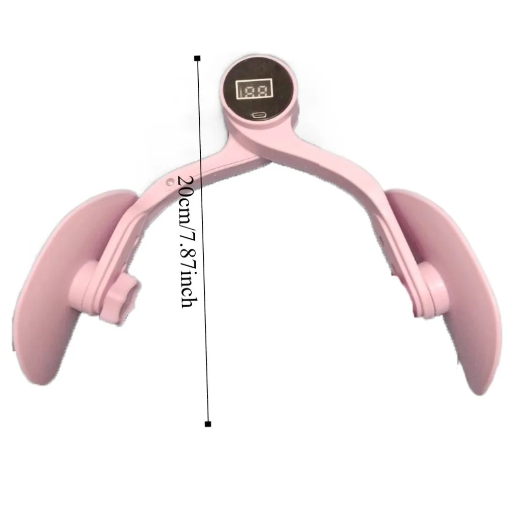 رئيسي الفخذ غير قابل للانزلاق مع عداد قابل للتعديل 360 درجة °   مدرب عضلات قاع الحوض قابل للدوران، قبضة مريحة، شكل مريح