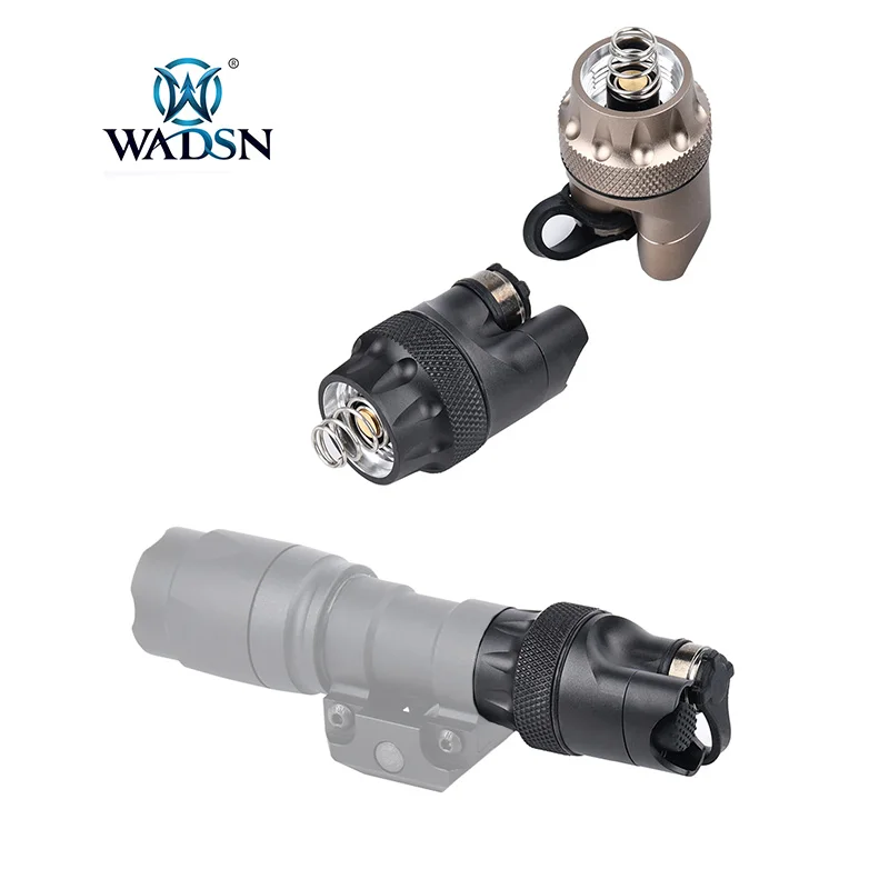 

WADSN Metal CNC Tactical Flashlight Tailcap Switch for M600C M600 M300A M300 Series Hunting Weapon LED Scout Light Accessories