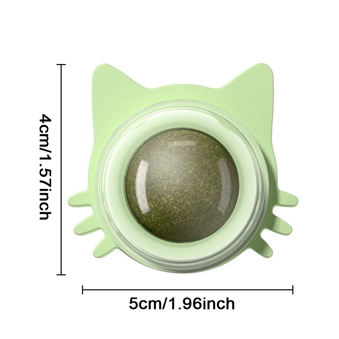 Self-adhesive Catnip Balls Funny Lickable Cat  Catnip Balls Kitten Playing Chewing Cleaning Teeth Toy Small Medium Cats supplies