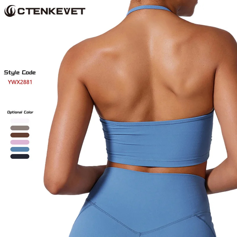 Ctenkevet Women Workout Bra Yoga Clothing Sports Bra Running Sportswear Female Beautiful Back Fitness Top Women Gym Underwear