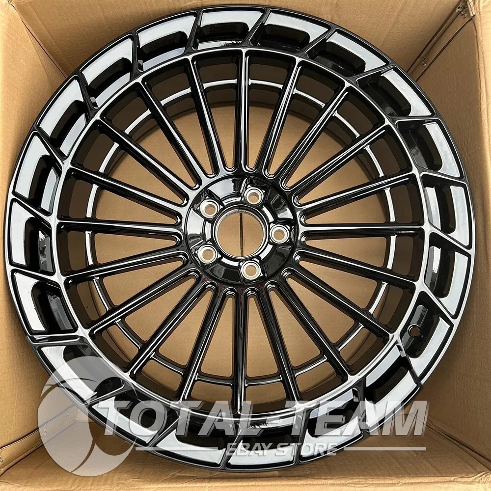 

22 "Full Bright Black STYLE WHEELS RIMS FIT FOR MERCEDES BENZ 2015 S550 22x10.5