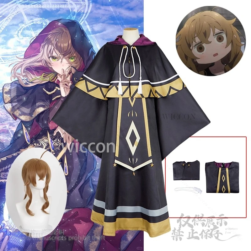 

Anime Monica Cosplay Costume Silent Witch Robe Fancy Dress Role Play Full Set Fantasia Adult Party Outfits Wigs Halloween Party