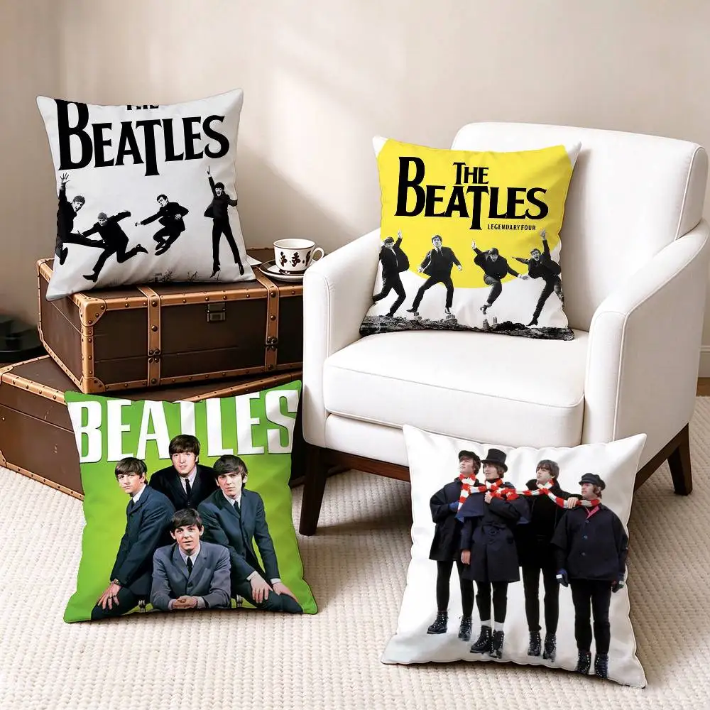 B-Band The B-BeaTLES-S  Pillow Case Square Double-Sided Sofa Cushion Cover Bedroom Bedside Pillow