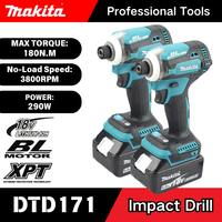 Makita DTD171 Brushless Motor Impact Driver Screwdriver Cordless Rechargeable Drill Power Tool For makita 18v Battery