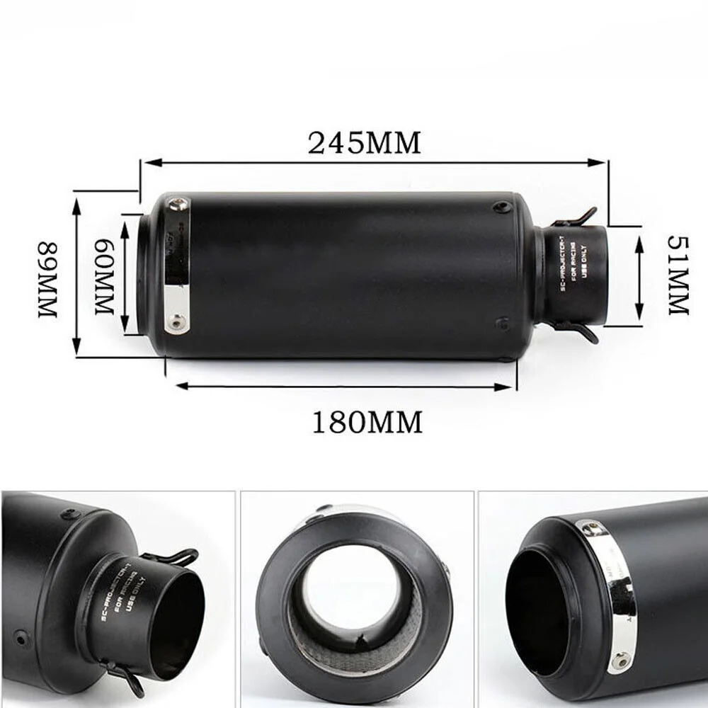 Universelles 51-mm-Abgasrohr aus Edelstahl für CBR650, CB650R, CBR650F, Motorrad-Auspuffsystem, 2014-2023 – Detail 3