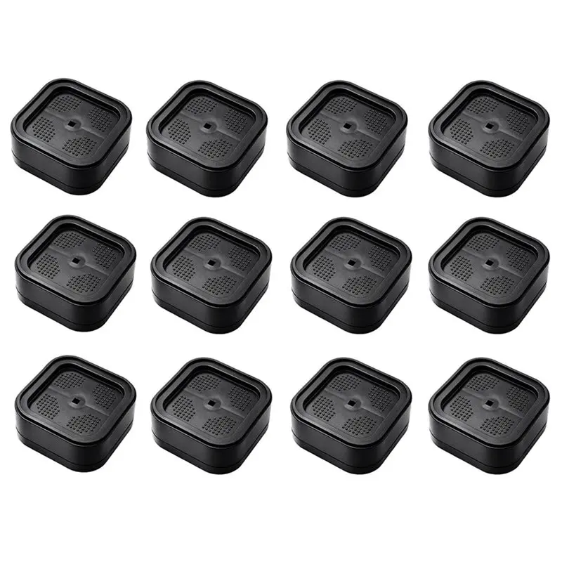 AT43-12-Piece Adjustable Bed Risers Set, Heavy Duty Stackable Furniture Lifts For Enhanced Storage
