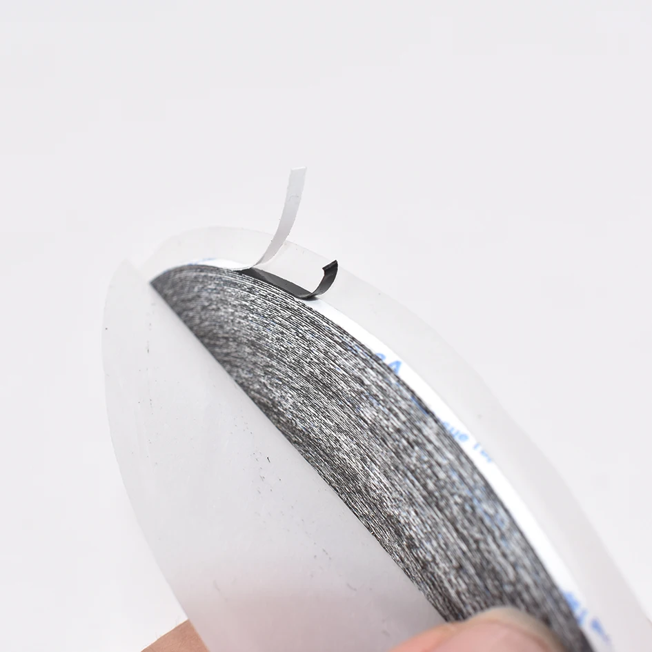 

50 метров/катушка, оригинальная 2 мм 3 мм, черная двухсторонняя клейкая лента для мобильного телефона, сенсорный экран, ЖК-дисплей, ремонт стекла