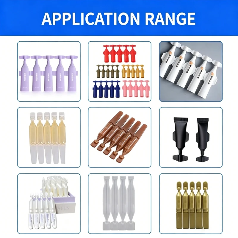 High Precision Semi-automatic Multiple Linked Tube Filling Sealing Machine for Filling Cosmetics Liquid Cream
