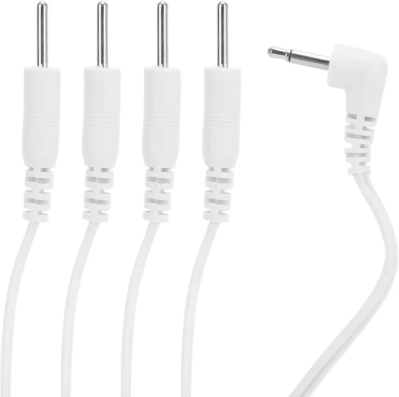 2.5MM Electrode Cable 2/4 Pin Electrotherapy Lead Wires for Acupuncture Electric Muscle Stimulator Therapy Massager