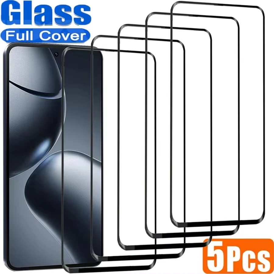 5 Stück HD-Displayschutzfolie für iPhone 16 Pro Max 16e 16 Plus 15 Pro Max 14 13 12 Mini 11 Xr Xs Max 7 Plus 8 SE 2 gehärtetes Glas