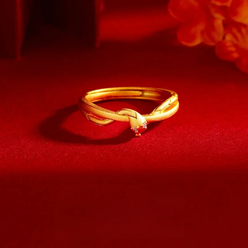 New Serpent Ring for Women Chinese Style Zodiac Year Opulent Snake Design Adjustable Index Finger Ring Gift for Girlfriend
