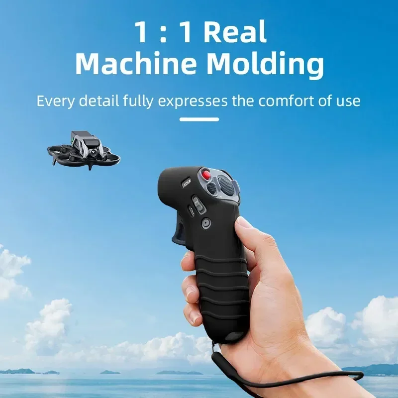 

Силиконовый защитный чехол для DJI Avata/FPV Combo Motion Controller 2, чехол на шею, шейный ремешок, аксессуар для защиты от потери ремешка