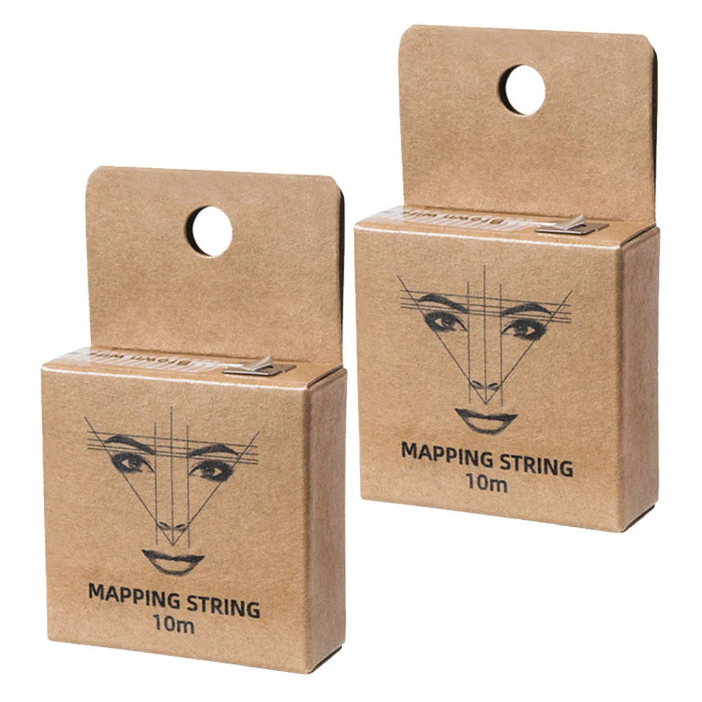 

2 шт. долговечные вышитые татуировки бровей, чернильная линейка для макияжа и личного домашнего использования, поставка татуировок