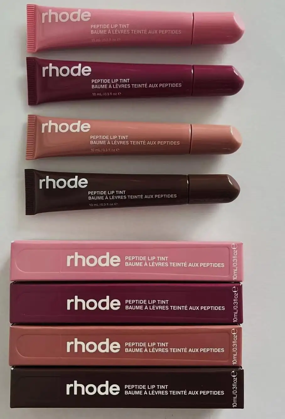 10ml Rhode Moisturizing Lip Mask Moisturizing Color Lipstick แก้ว Dudu ลิปเจลลิปบาล์มลิปสีปากดูแลริมฝีปาก