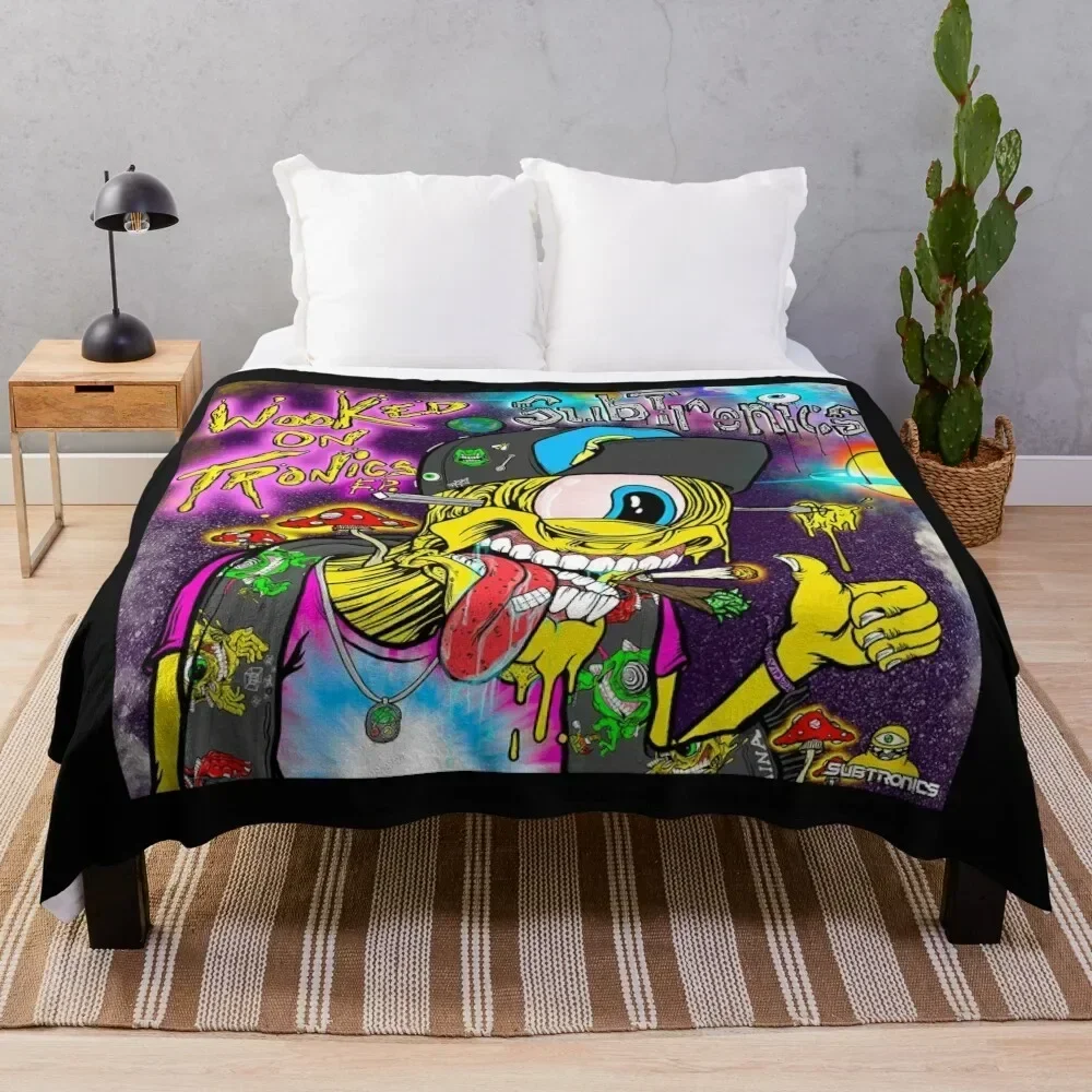 

Subtronics Throw Blanket Wrinkle Resistant Lightweight Blanket