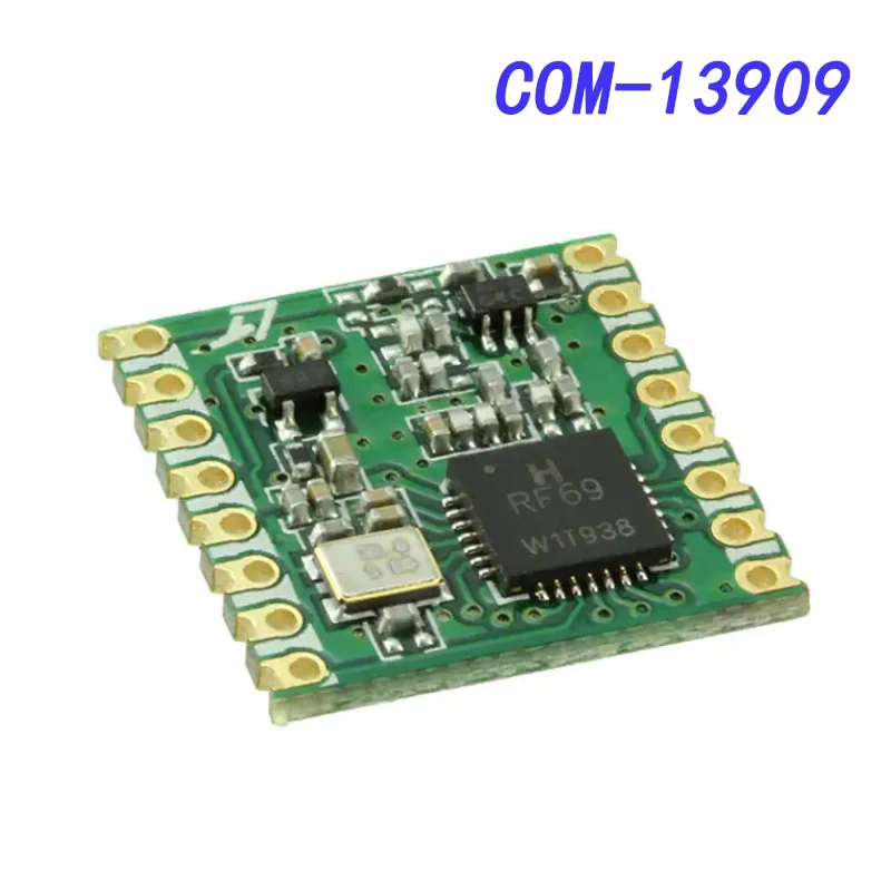 

COM-13909 RFM69HCW Wireless Transceiver - 915MHz