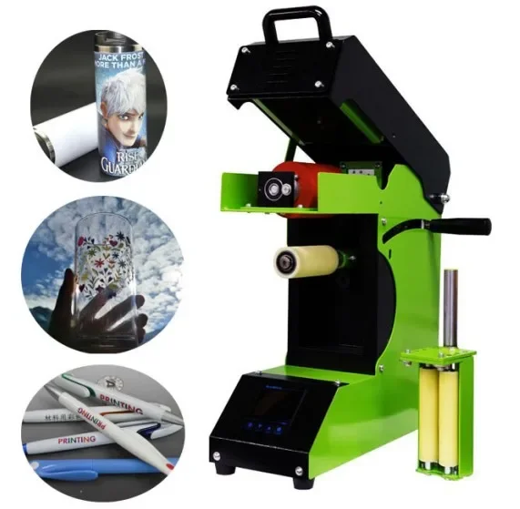 

Многофункциональный 360 ° Роликовая термотрансферная машина для печати на бутылках и кружках