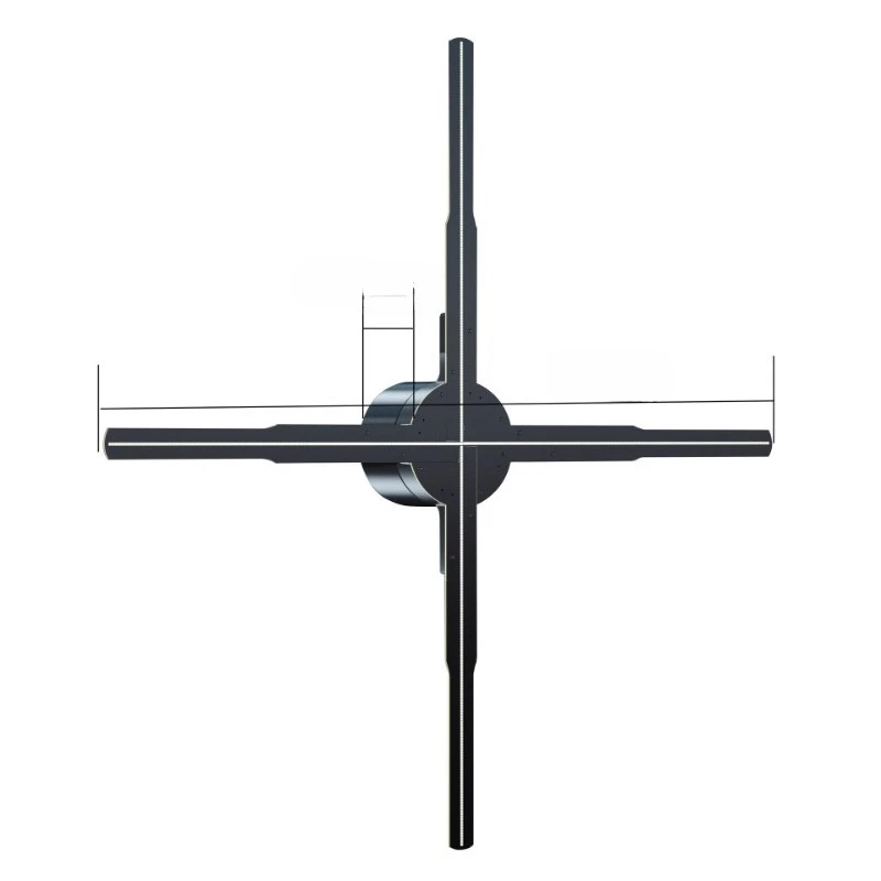 

Holographic projector Wifi 3D display aerial imaging led sign holographic light